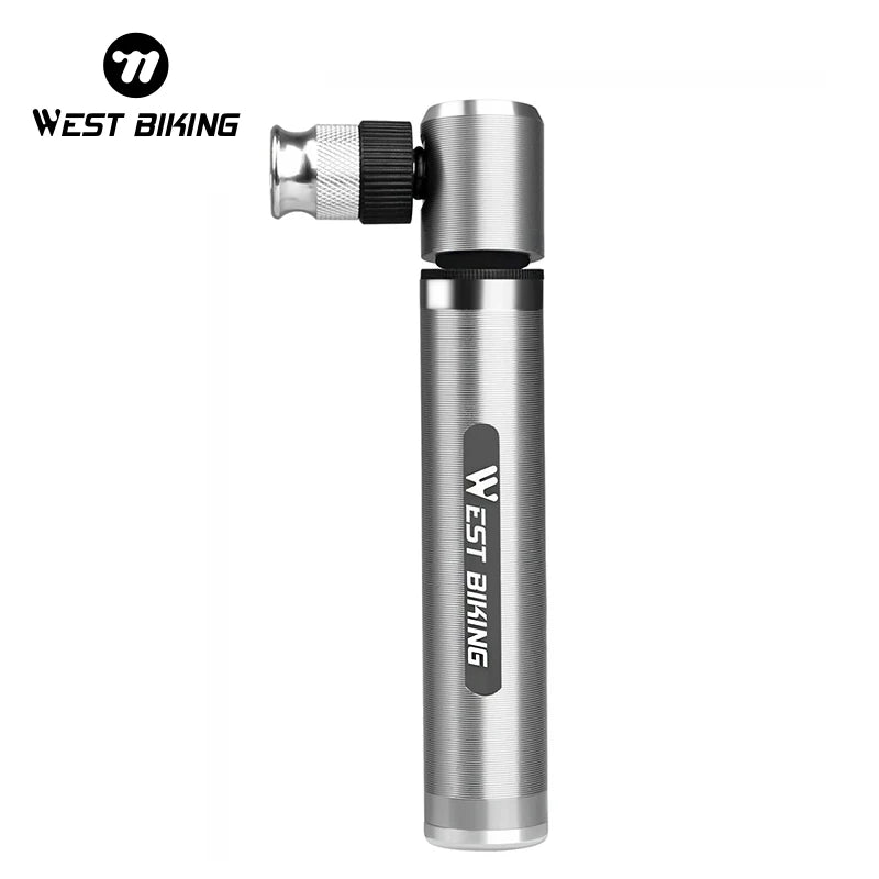 WEST BIKING Mini Hand Pump – Ultralight, High-Pressure & Universal for MTB & Road Bikes