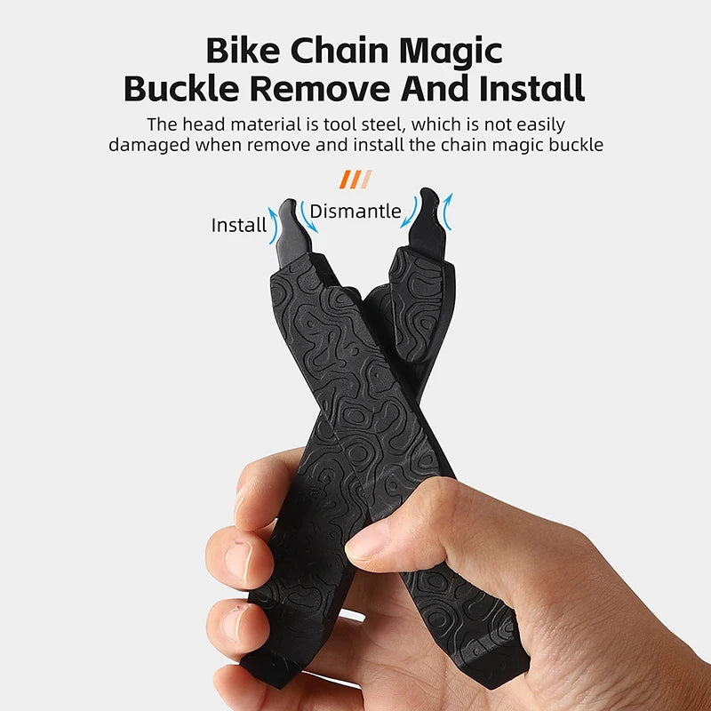 WEST BIKING Multifunctional Tire Lever & Chain Buckle Pliers – Portable Bike Repair Tool Set