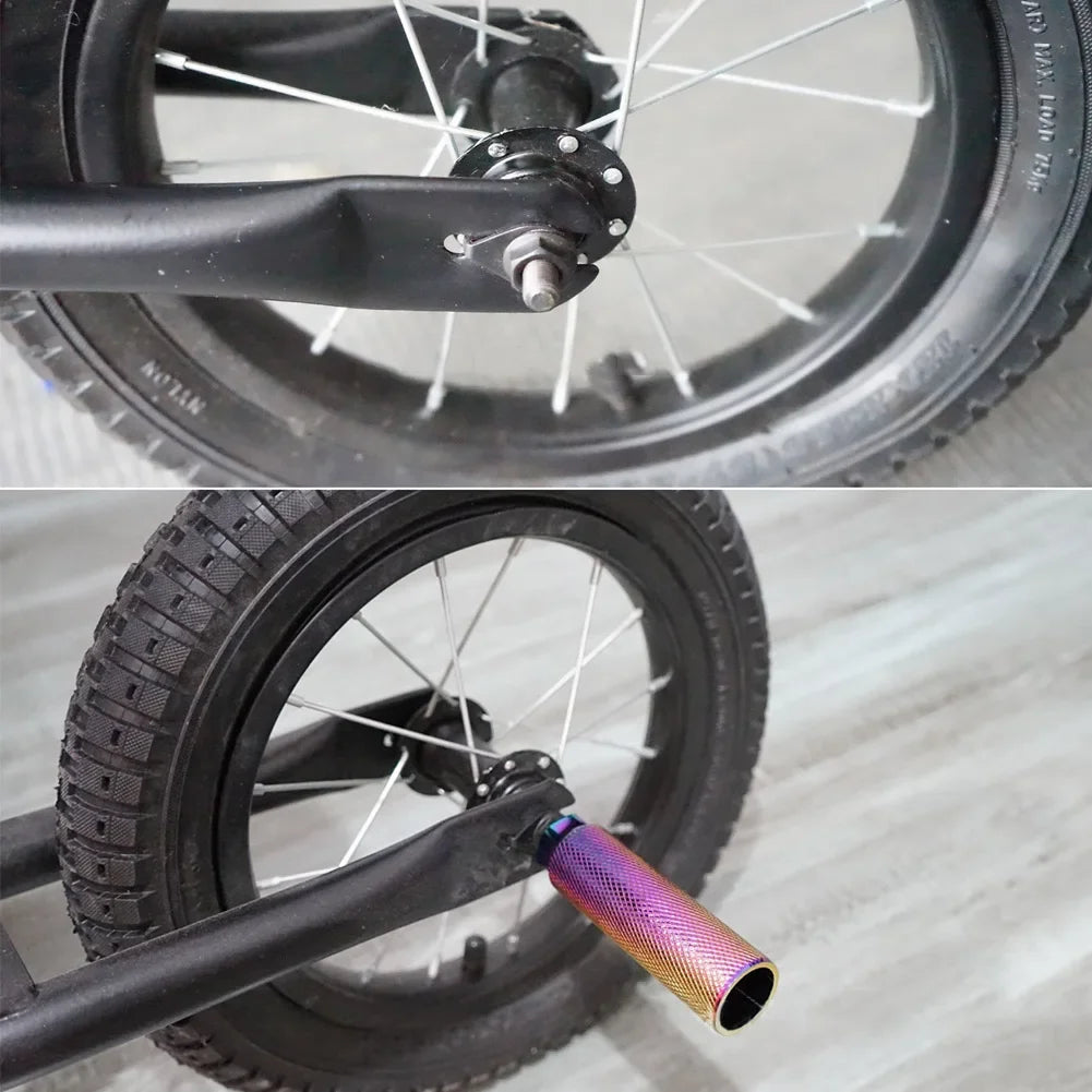 1PCS Alloy Foot Stunt Peg – Non-Slip Axle Footrest for MTB & BMX Bikes