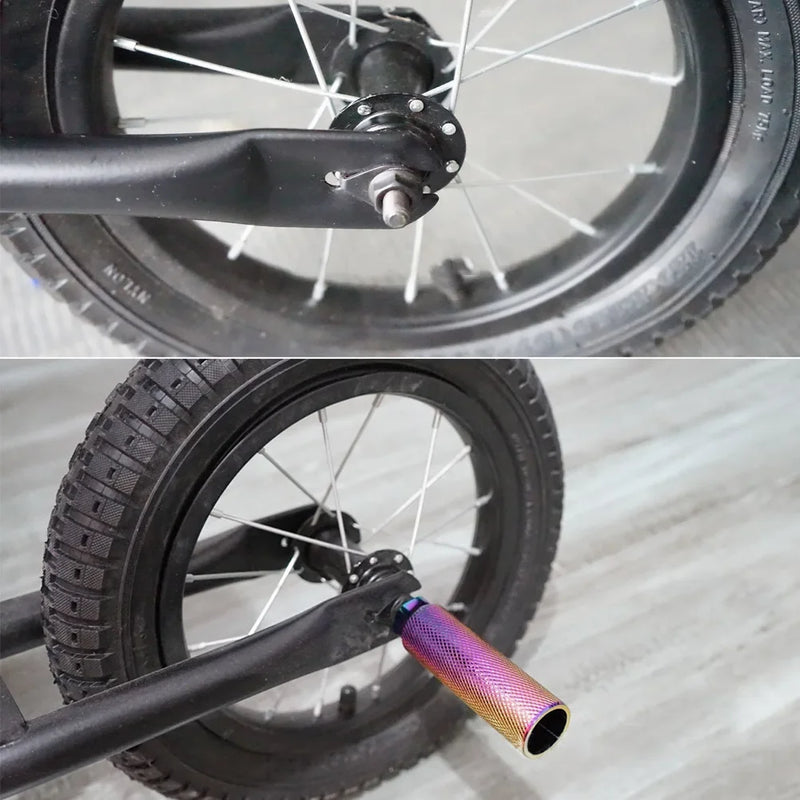1PCS Alloy Foot Stunt Peg – Non-Slip Axle Footrest for MTB & BMX Bikes