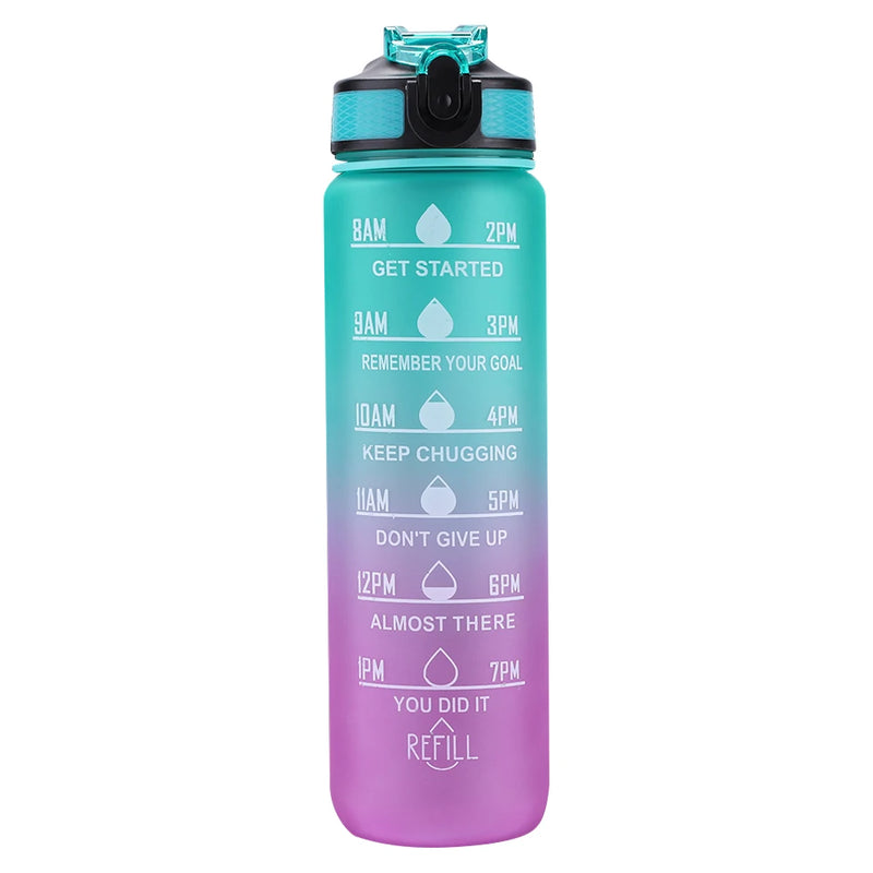 1L Portable Sport Water Bottle – Leakproof & Stylish for Outdoor Fitness & Travel