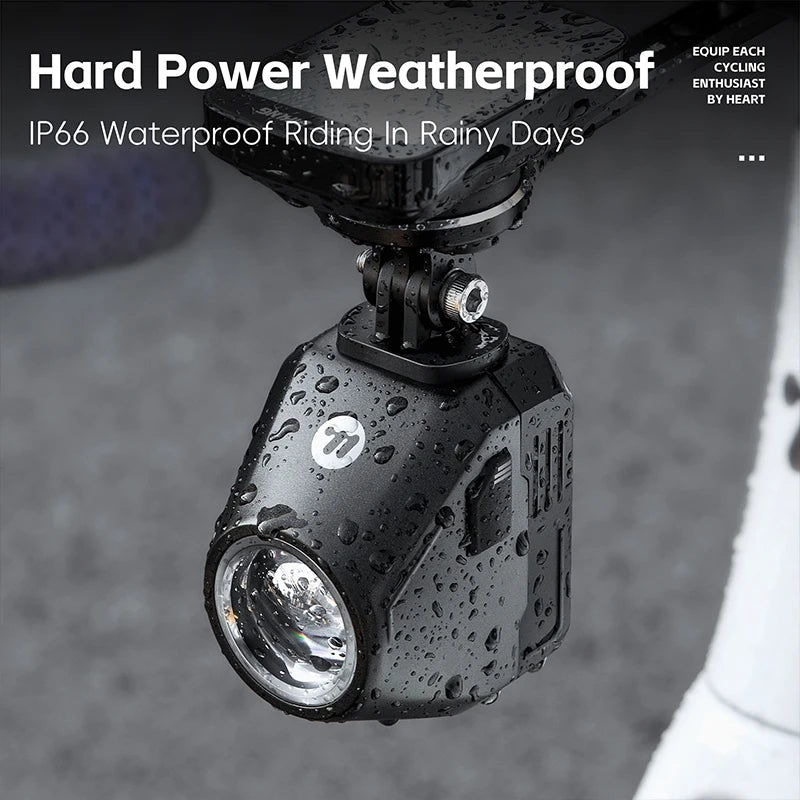 WEST BIKING 1600 Lumen Bike Light – Wireless Remote Control, IP66 Waterproof, High-Brightness Headlight