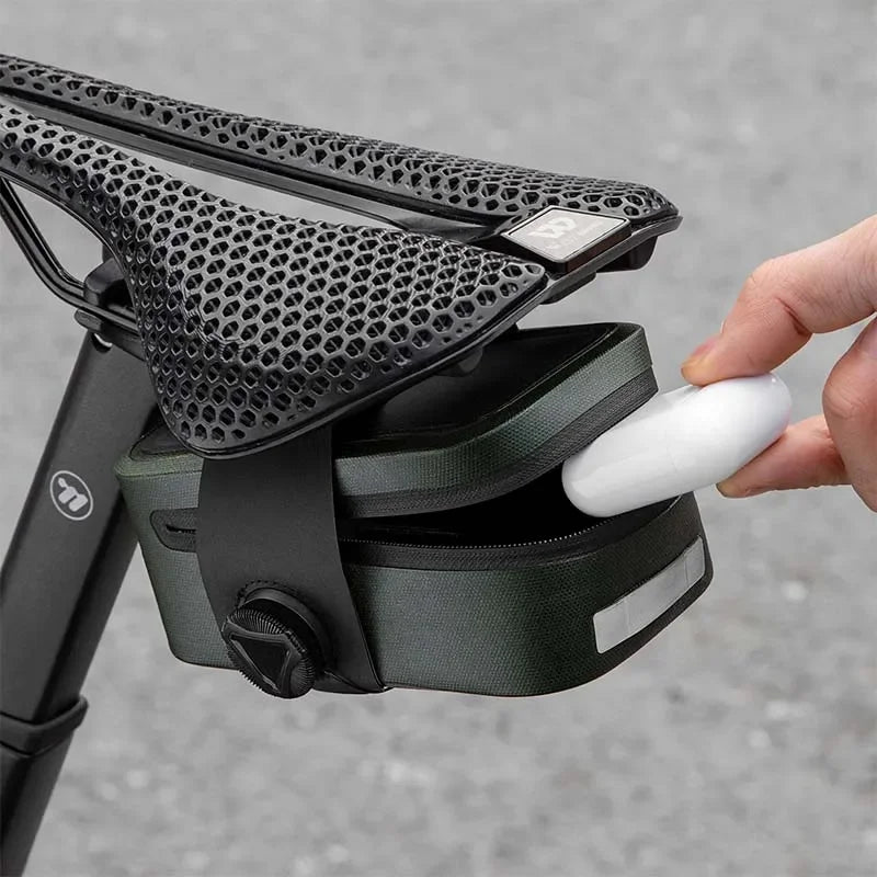 WEST BIKING 600D TPU Waterproof Bicycle Saddle Bag – Seamless, Durable & Compact for Daily Rides