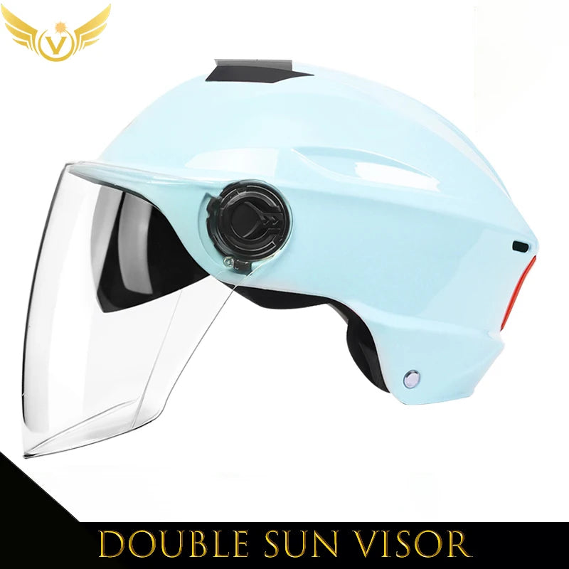 V-Series Summer Motorcycle Helmet – Lightweight, Durable & Urban Safety Design for Men & Women