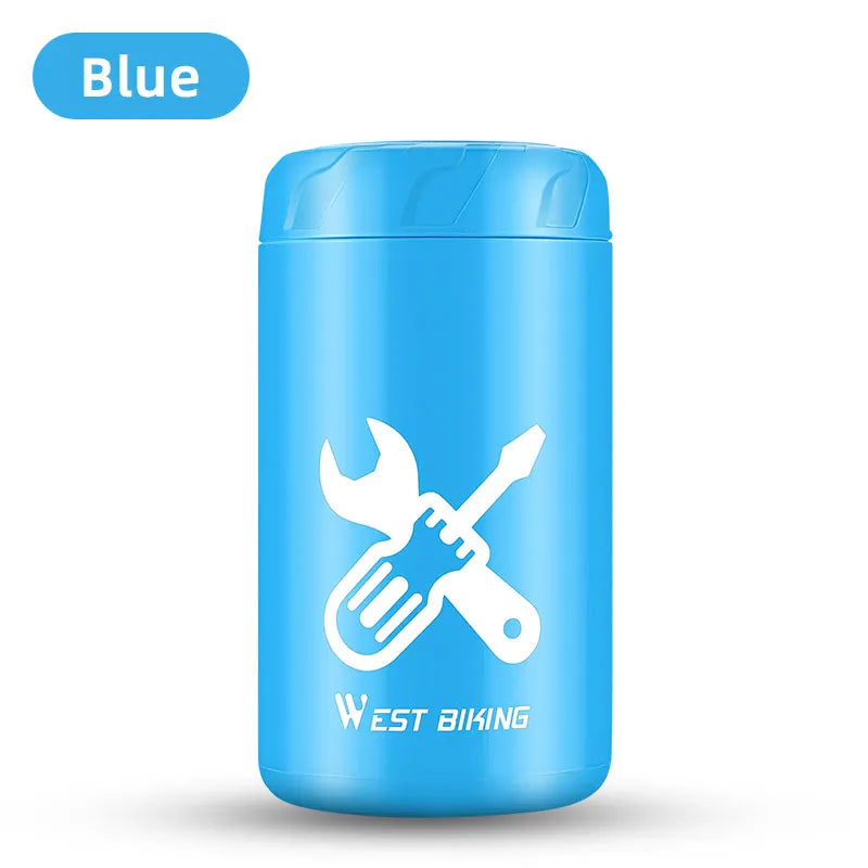 WEST BIKING Waterproof Bicycle Tool Capsule – Compact, Durable & Convenient Storage for Repair Kits