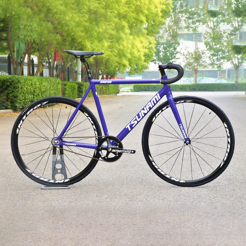 Tsunami SNM100 Fixie Fixed Gear Bike – Lightweight Track Racing Bicycle