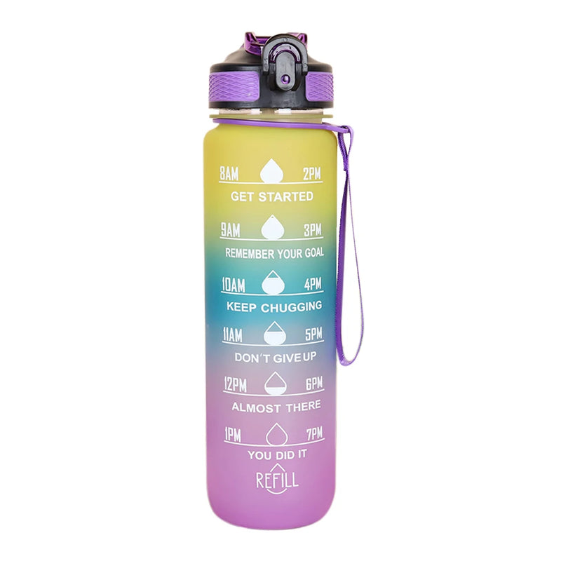 1L Portable Sport Water Bottle – Leakproof & Stylish for Outdoor Fitness & Travel