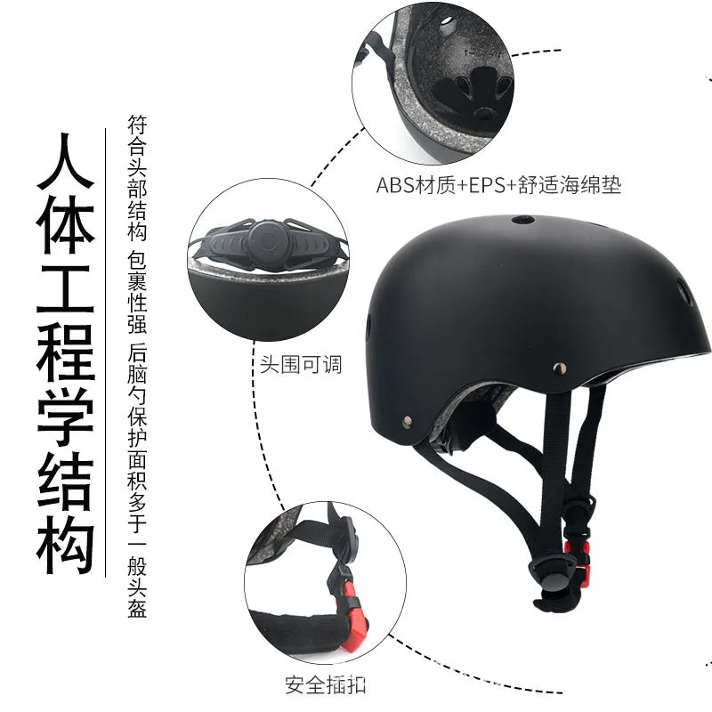 Ultralight Kids Bike & Skateboard Helmet – Shockproof, Breathable & Adjustable Fit for All-Season Riding