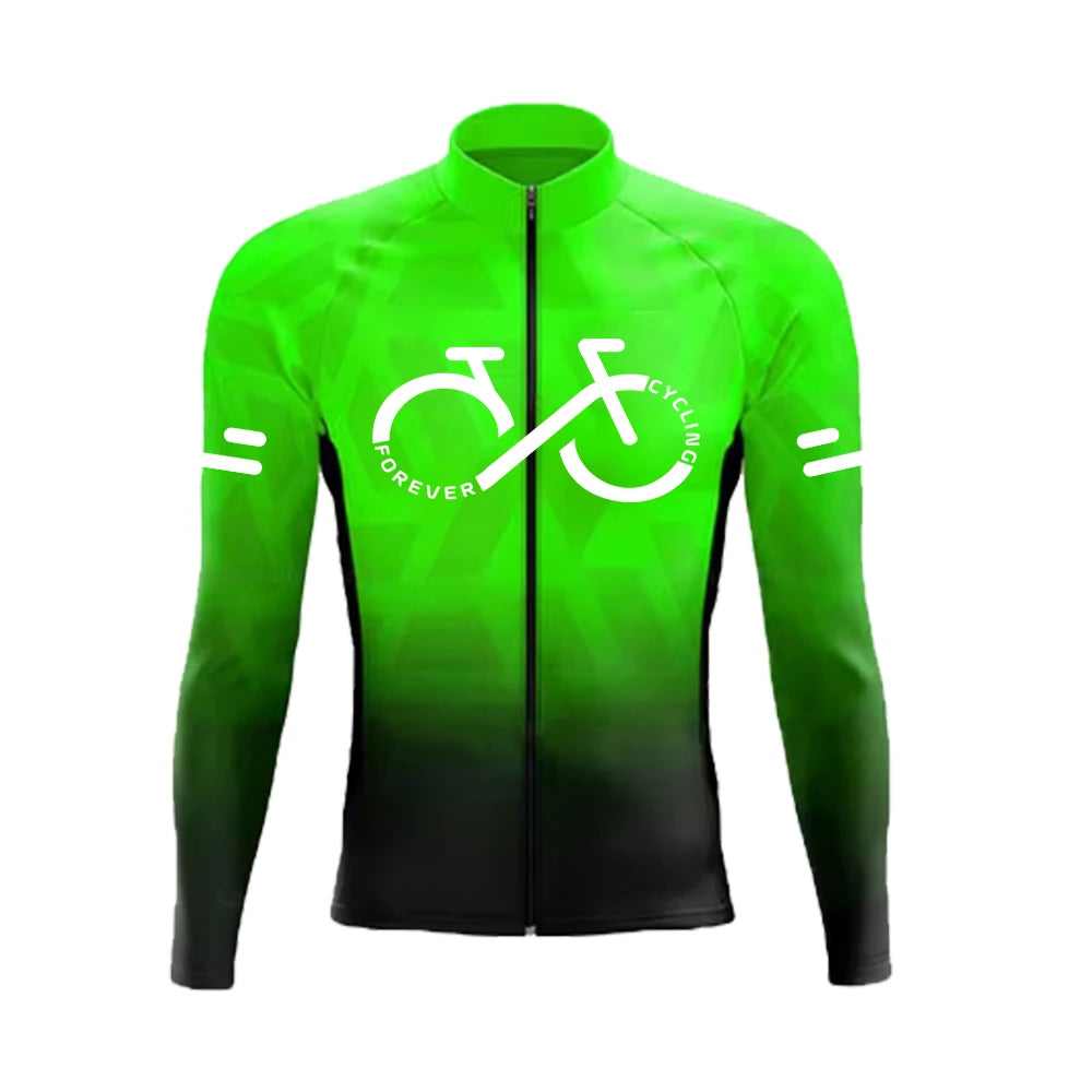 AN.RUICHI Gradient Color Series Cycling Jersey – Breathable, Quick-Dry & UV Protection for MTB & Road Cycling