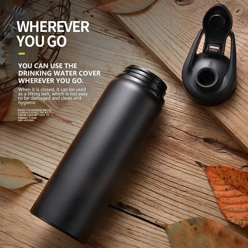 Portable Stainless Steel Water Bottle – Outdoor Sports & Travel Mug