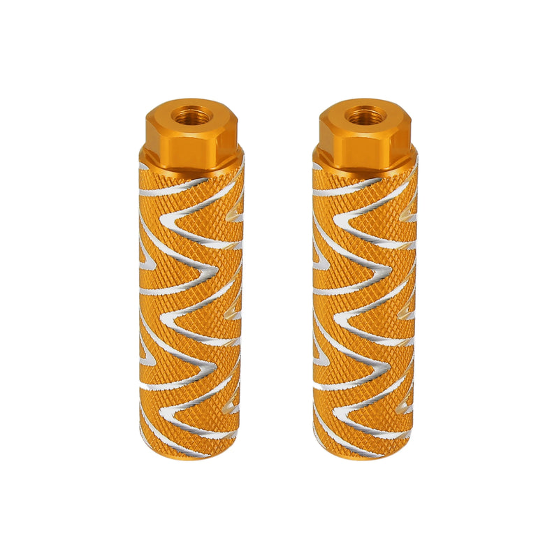 X Autohaux Aluminum Alloy Bike Foot Pegs – Universal Rear Axle Foot Rests for BMX & MTB