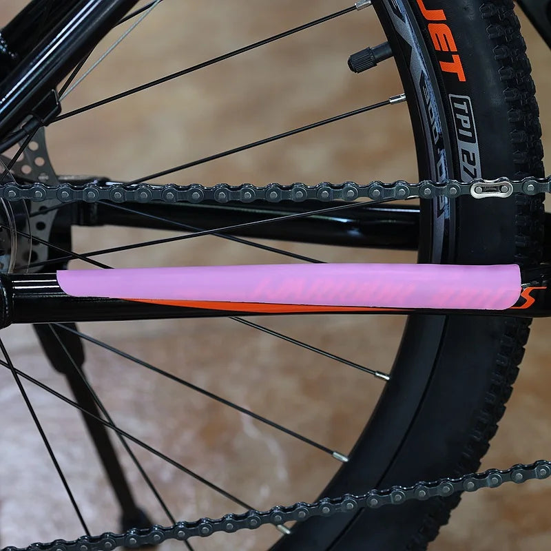Silicone Bicycle Chain Protector – Anti-Scratch, Waterproof & Easy-to-Apply Frame Protection for Mountain & Road Bikes