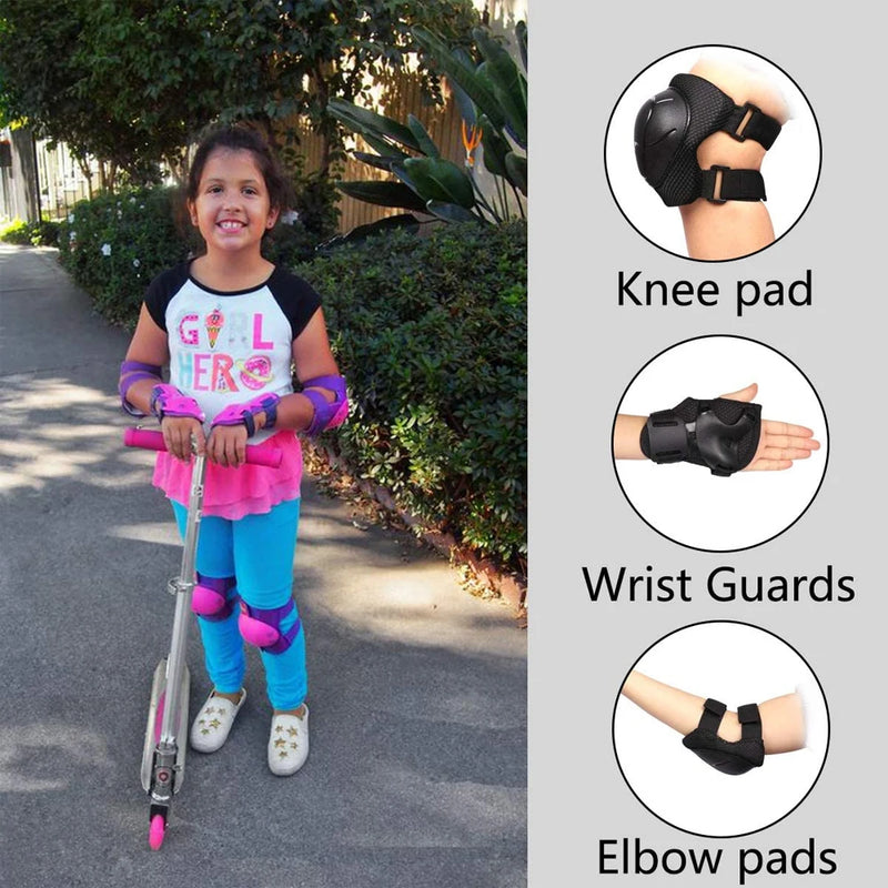 TOPRUNN Kids Multi-Sport Helmet & Protective Gear Set – Impact-Resistant, Adjustable & Breathable for Cycling, Skating & BMX