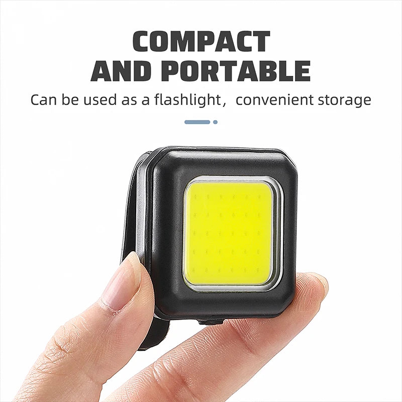 WEST BIKING Rechargeable Bicycle Light – IPX5 Waterproof, High-Brightness COB LEDs & Multiple Lighting Modes