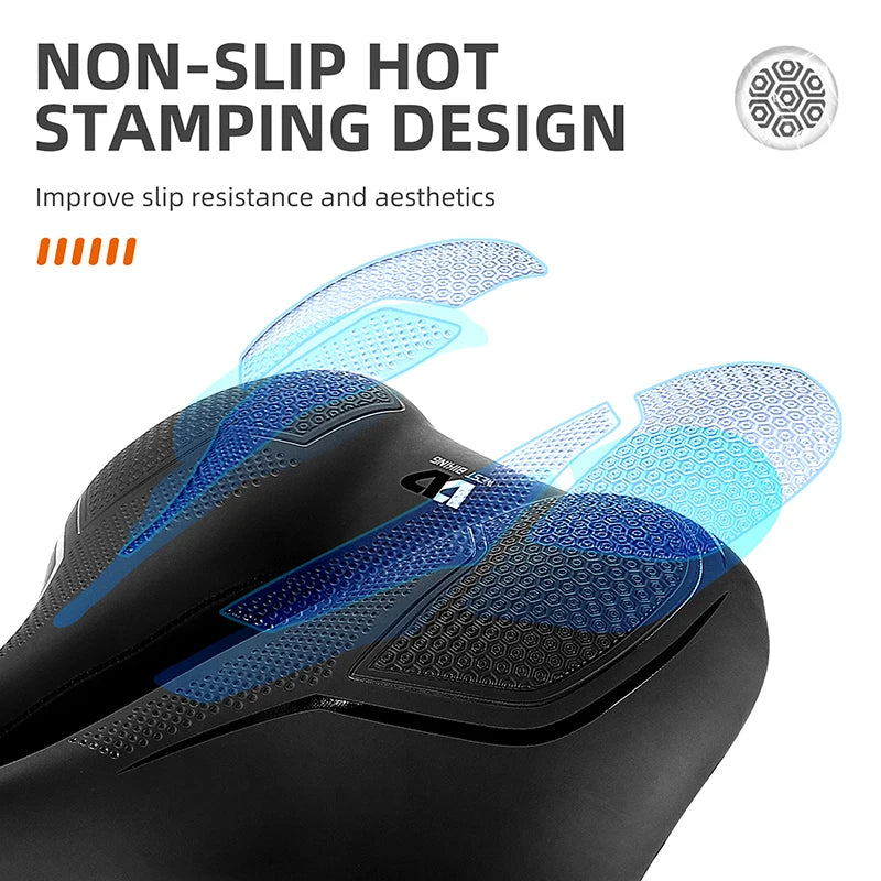WEST BIKING MTB & Road Bike Saddle – Hollow, Breathable & Soft Shock-Absorbing Design