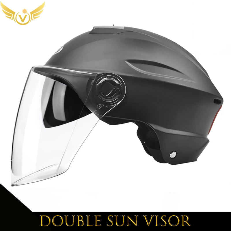 V-Series Summer Motorcycle Helmet – Lightweight, Durable & Urban Safety Design for Men & Women
