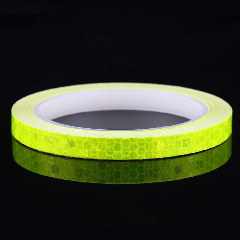 High-Visibility Reflective Tape for Cycling – Waterproof, Fluorescent & Multi-Surface Compatibility