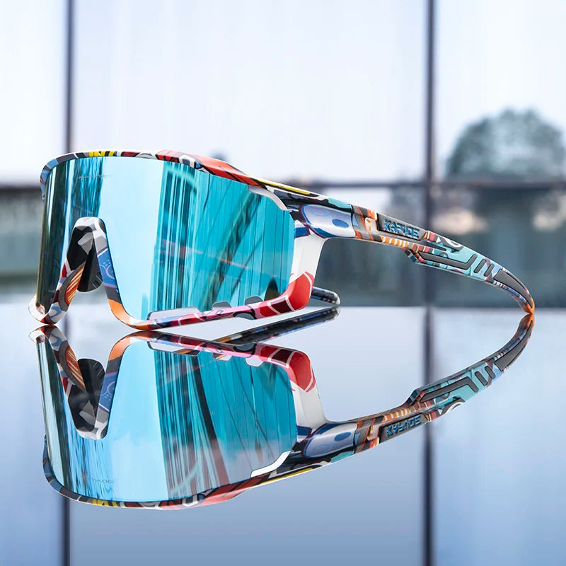 Kapvoe UV400 Cycling Sunglasses – Lightweight & Protective