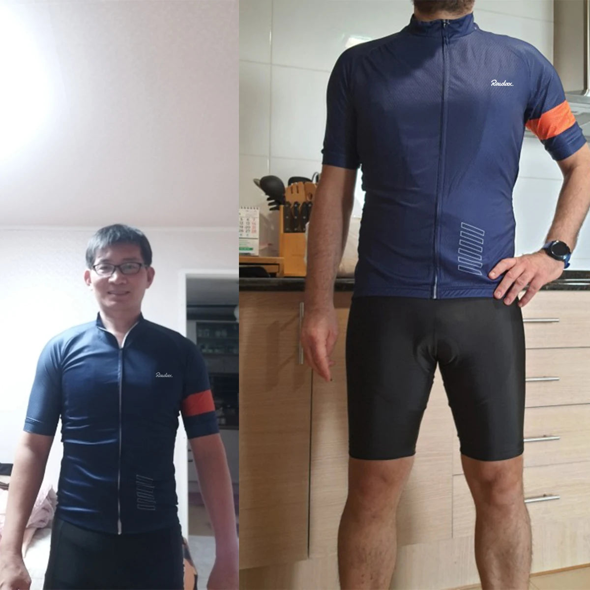 Raudax Classic Black Cycling Jersey – Breathable & Performance-Ready