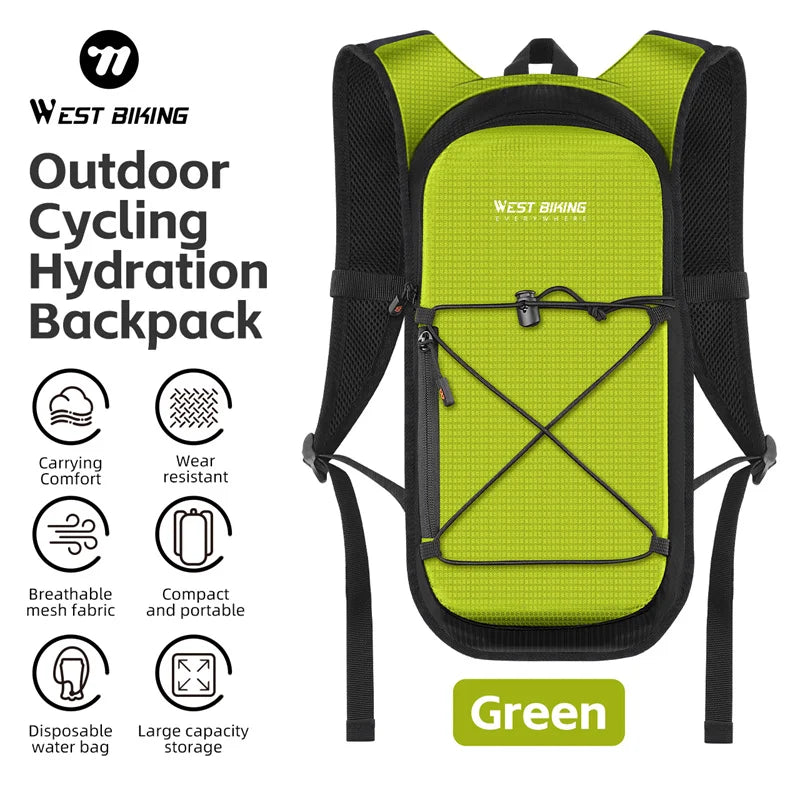 WEST BIKING Ultralight Cycling Backpack – Versatile Sports & Travel Hydration Bag for Outdoor Adventures