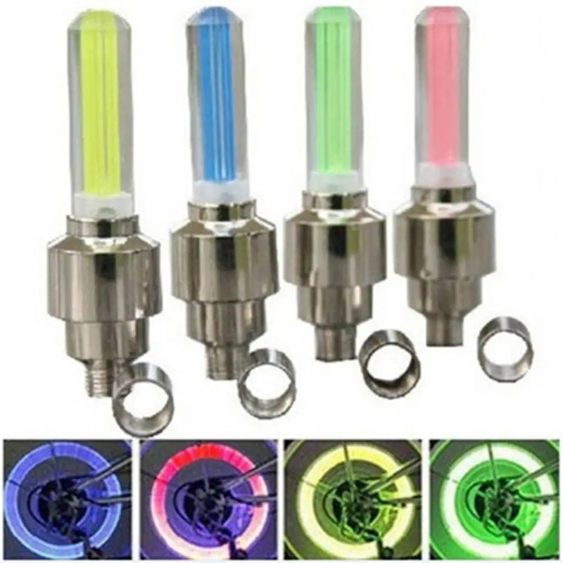 Tire Valve Light – LED Bicycle & Automotive Trim for Enhanced Night Visibility