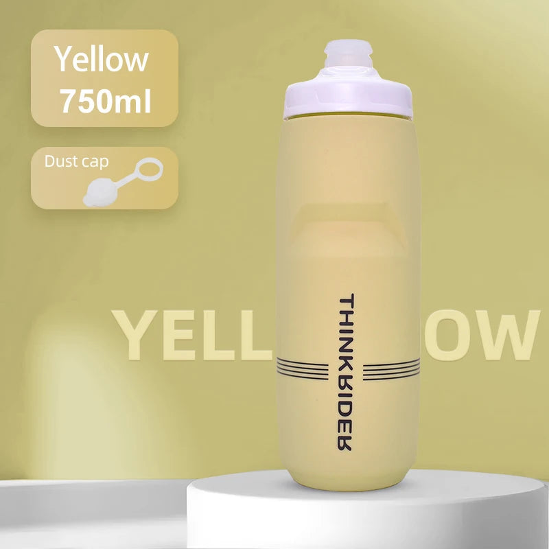 ThinkRider 750ML Leak-Proof Cycling Water Bottle – High Capacity & Quick Hydration