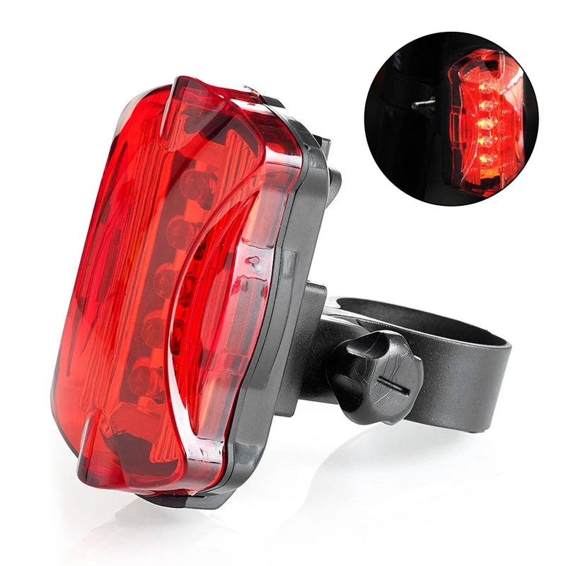 Bicycle Tail Light – High-Brightness LED Rear & Front Light for MTB & Road Bikes (IPX5 Waterproof)