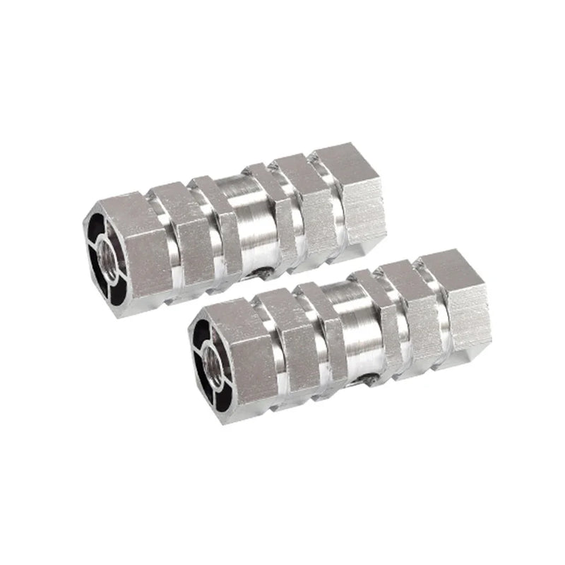 1 Pair Bike Pedals Axle Foot Rest Pegs – Anti-Slip Aluminum Alloy BMX, MTB, Road Bicycle Pedals