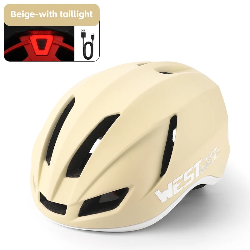 WEST BIKING Lightweight Road Cycling Helmet – Aerodynamic & Breathable Bike Helmet for Men & Women