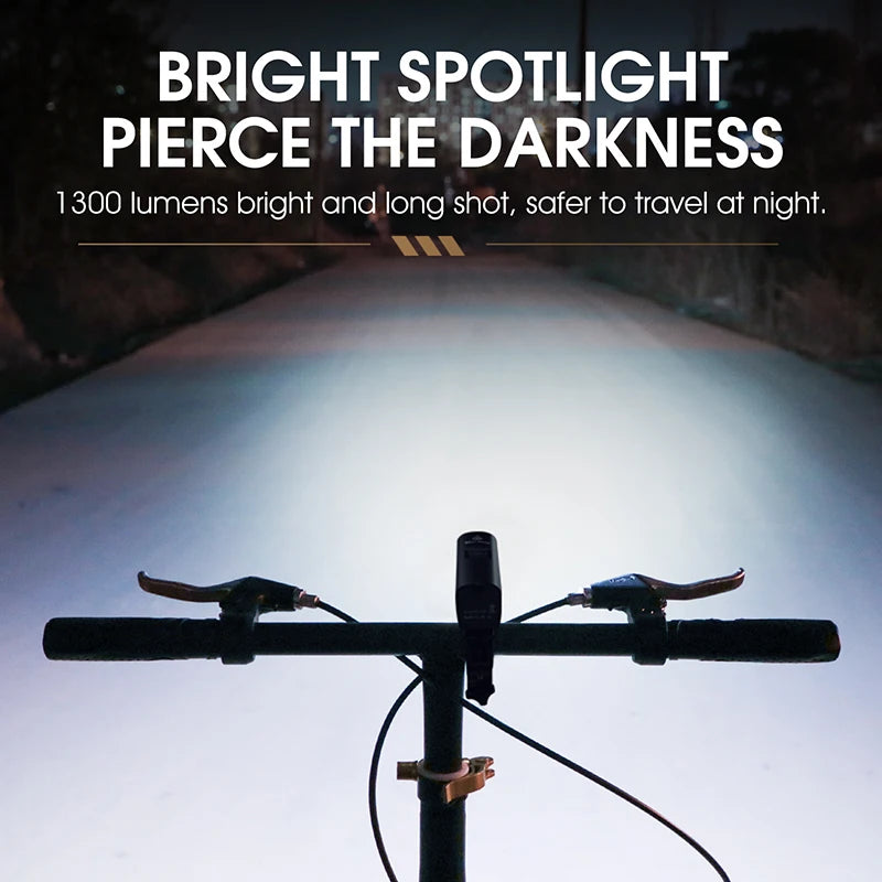 WEST BIKING USB Rechargeable Bicycle Front Light – High-Brightness LED Headlight for MTB & Road Cycling