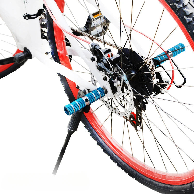 1 Pair Bike Pedals Axle Foot Rest Pegs – Anti-Slip Aluminum Alloy BMX, MTB, Road Bicycle Pedals