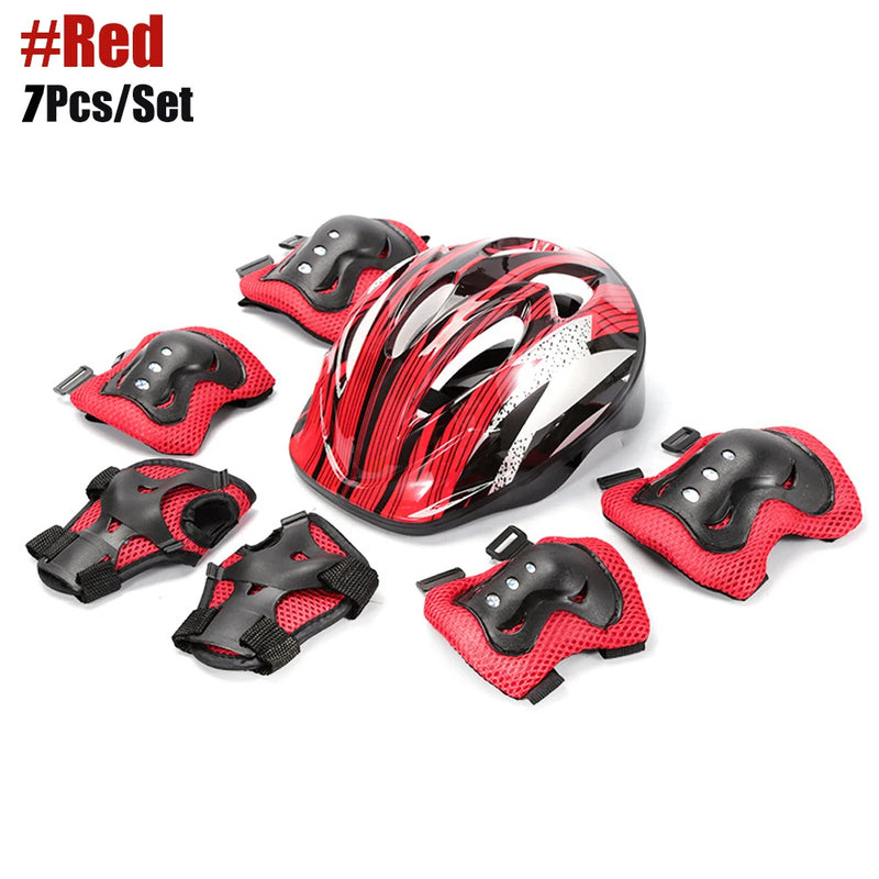 TOPRUNN Kids Multi-Sport Helmet & Protective Gear Set – Impact-Resistant, Adjustable & Breathable for Cycling, Skating & BMX