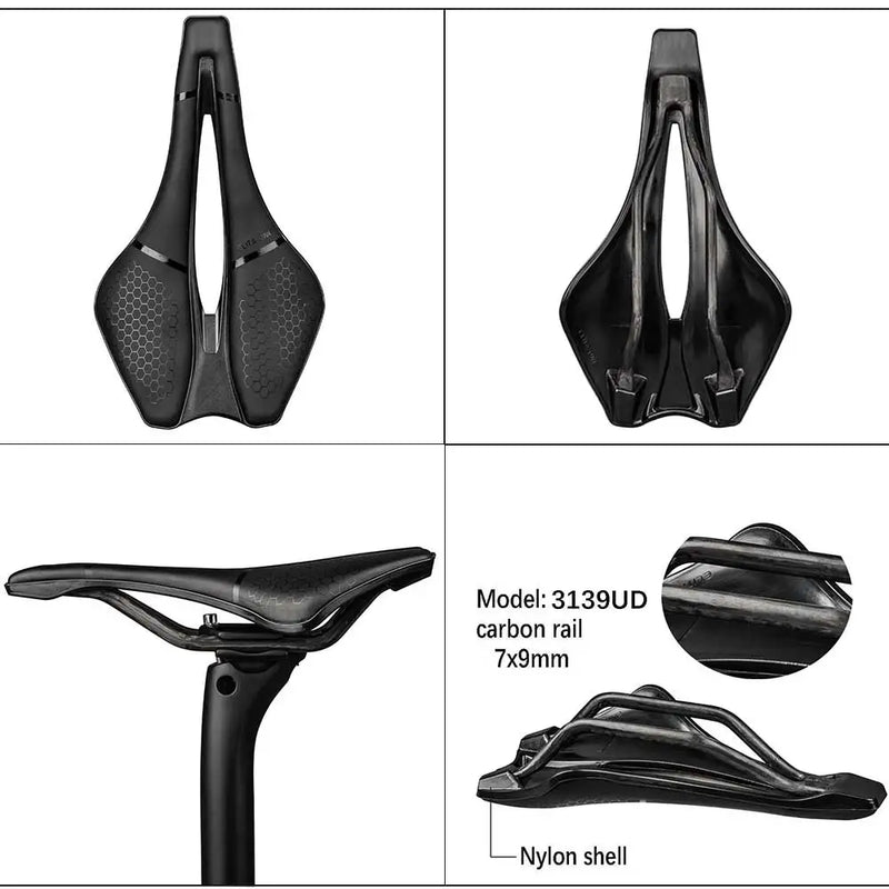 ELITA ONE Super Light Carbon Bike Saddle – Ultralight & Ergonomic