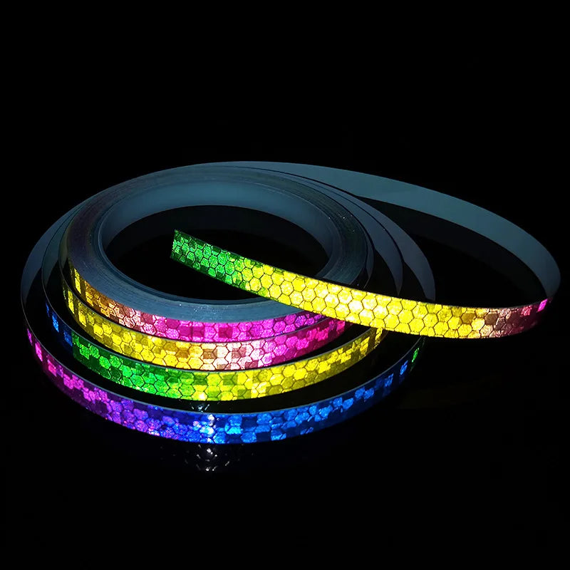 High-Visibility Reflective Tape for Cycling – Waterproof, Fluorescent & Multi-Surface Compatibility