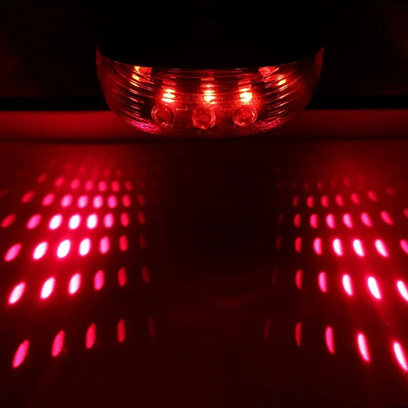 Laser Beam Bike Rear Light – Waterproof, Multi-Mode LED Safety Warning for Night Cycling & Motorcycles