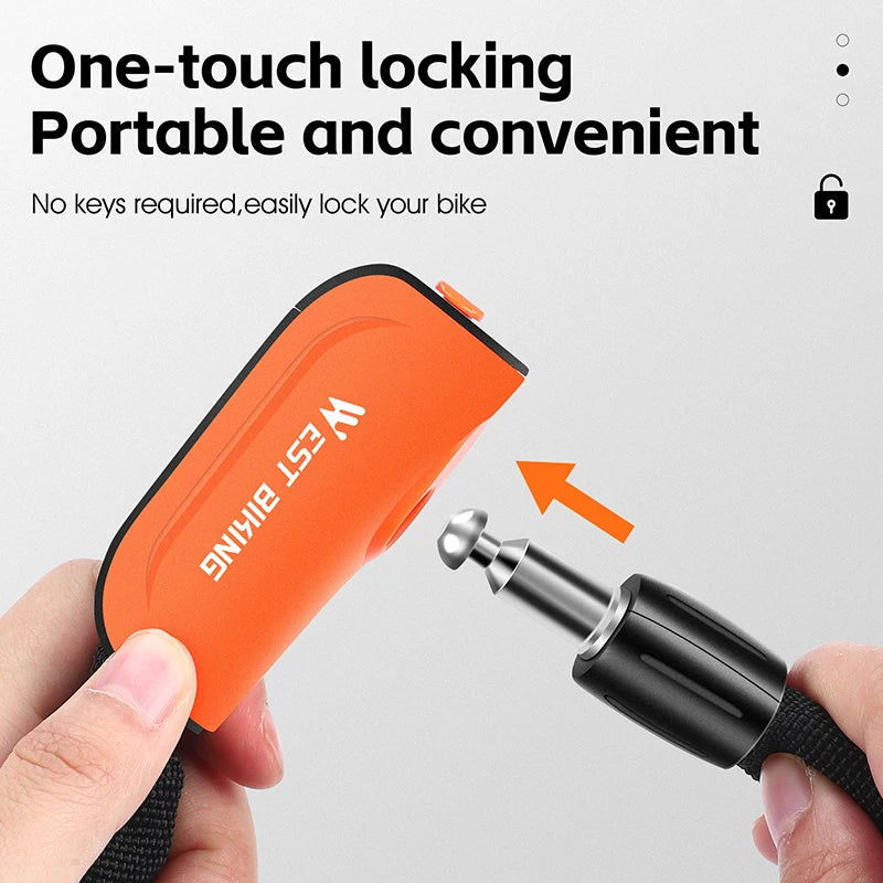 WEST BIKING Heavy-Duty Bicycle Chain Lock – Anti-Theft, Durable & Secure for Bikes, E-Bikes & Motorcycles