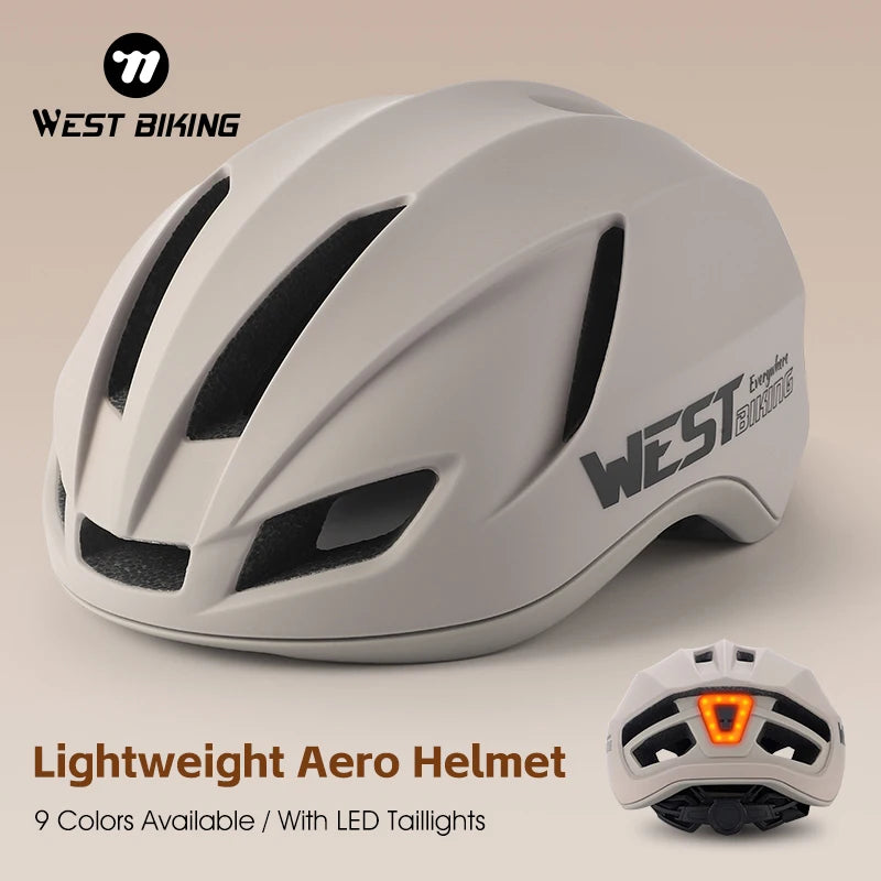 WEST BIKING Lightweight Road Cycling Helmet – Aerodynamic & Breathable Bike Helmet for Men & Women