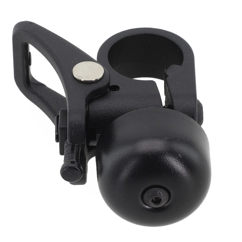 MEROCA Black Stainless Steel Electric Scooter Bell – Lightweight, Loud Alarm for Xiaomi 1S/PRO & M365