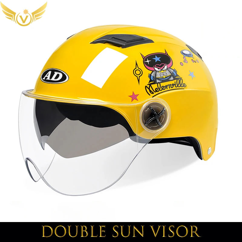 V-Series Summer Motorcycle Helmet – Lightweight, Durable & Urban Safety Design for Men & Women