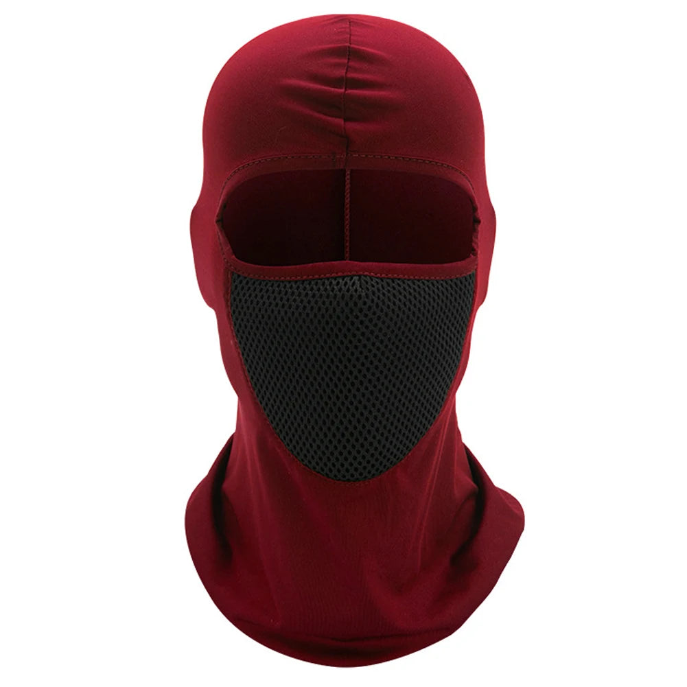 Cycling Full Face Mask – Breathable, Sweat-Absorbing UV Protection