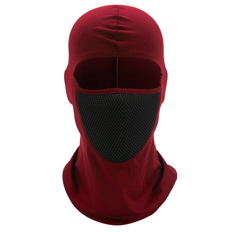 Cycling Full Face Mask – Breathable, Sweat-Absorbing UV Protection