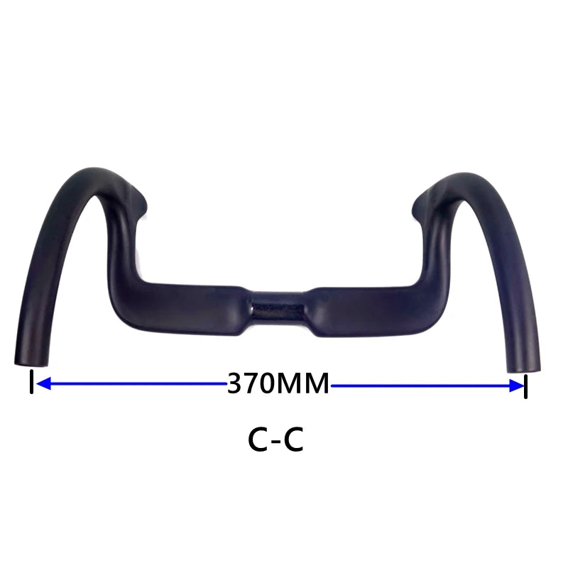 BIKEDOC Carbon Track Handlebars – Aero Sprint Bunch Bars (Super Light 330MM)