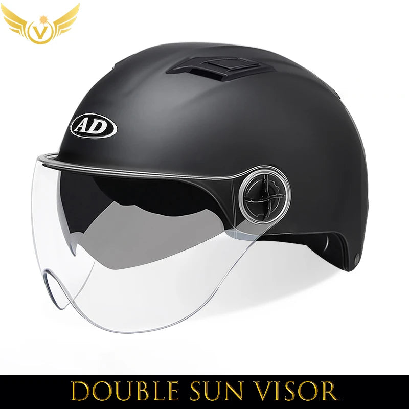 V-Series Summer Motorcycle Helmet – Lightweight, Durable & Urban Safety Design for Men & Women