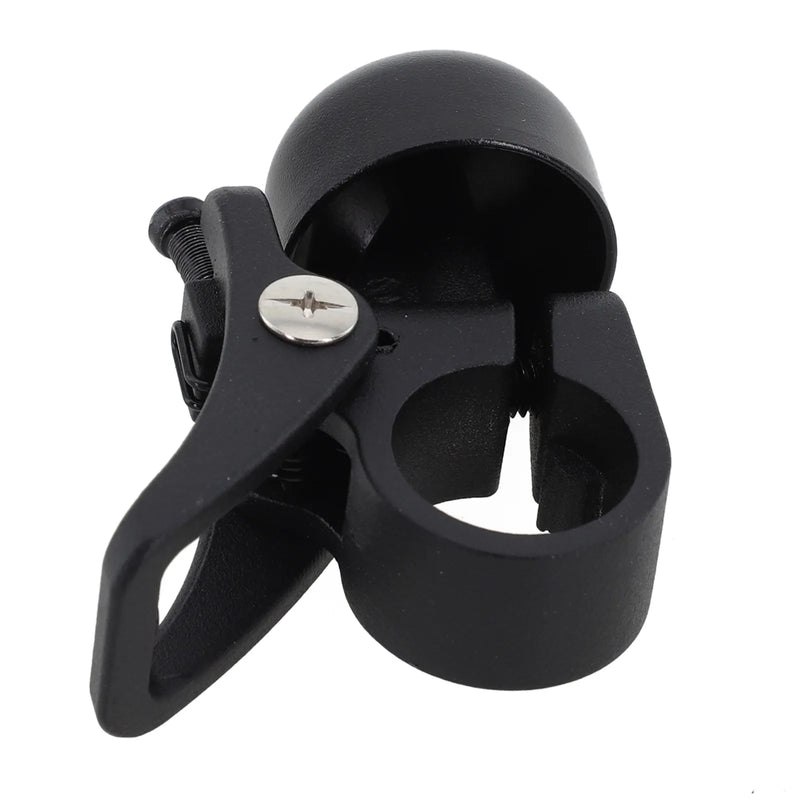MEROCA Black Stainless Steel Electric Scooter Bell – Lightweight, Loud Alarm for Xiaomi 1S/PRO & M365