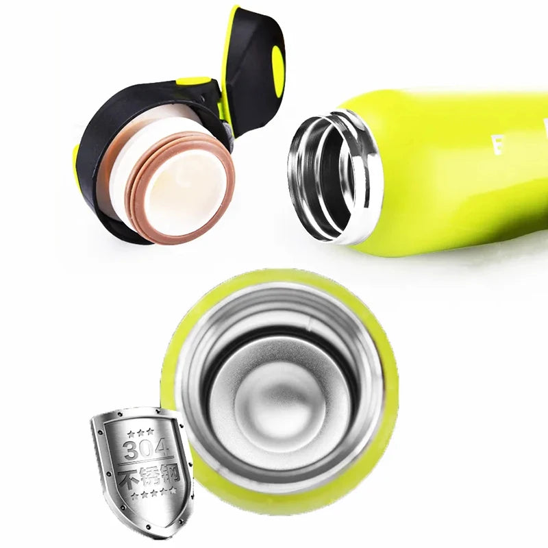 500ML Vacuum Insulated Stainless Steel Cycling Water Bottle – Hot & Cold Thermo Mug