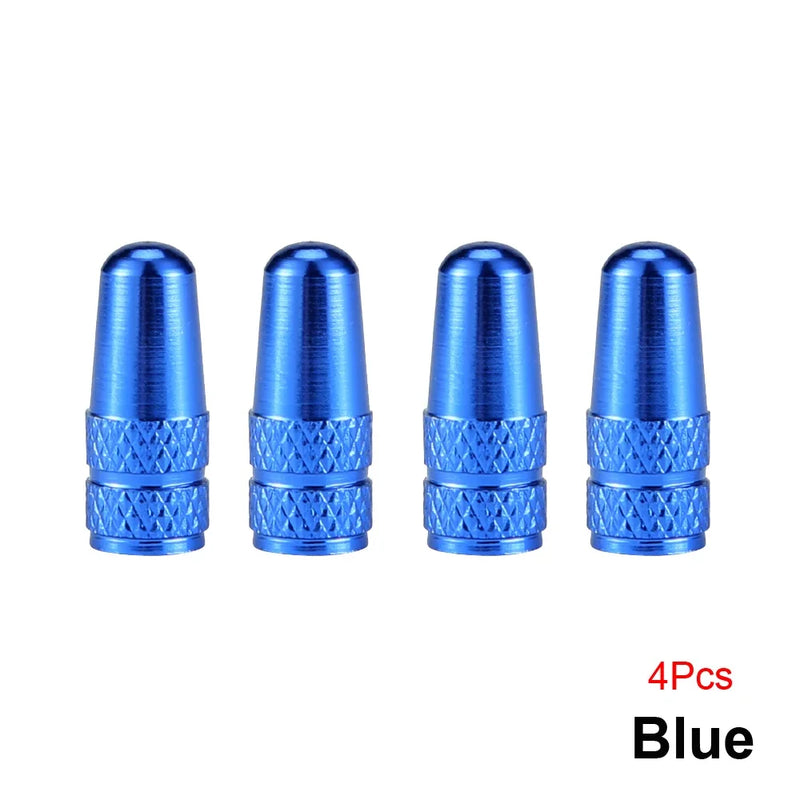 AUTCOAT Aluminum Presta Valve Caps – 4Pcs/Set
