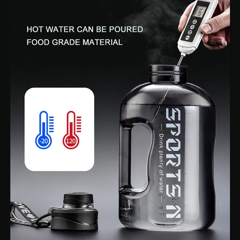 Hiking & Fitness Super Large Capacity Water Bottle – BPA-Free & Scientific Hydration