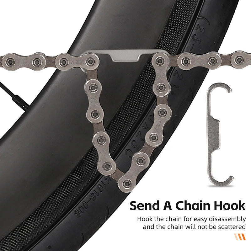 WEST BIKING Multifunctional Tire Lever & Chain Buckle Pliers – Portable Bike Repair Tool Set