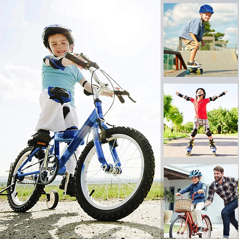 TOPRUNN Kids Multi-Sport Helmet & Protective Gear Set – Impact-Resistant, Adjustable & Breathable for Cycling, Skating & BMX
