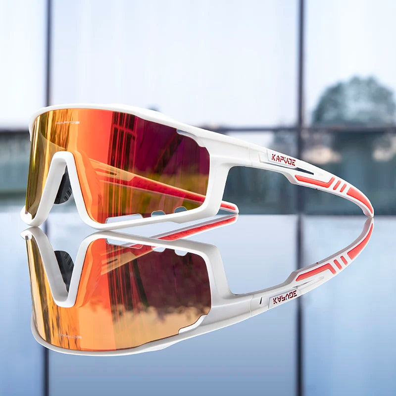 Kapvoe UV400 Cycling Sunglasses – Lightweight & Protective